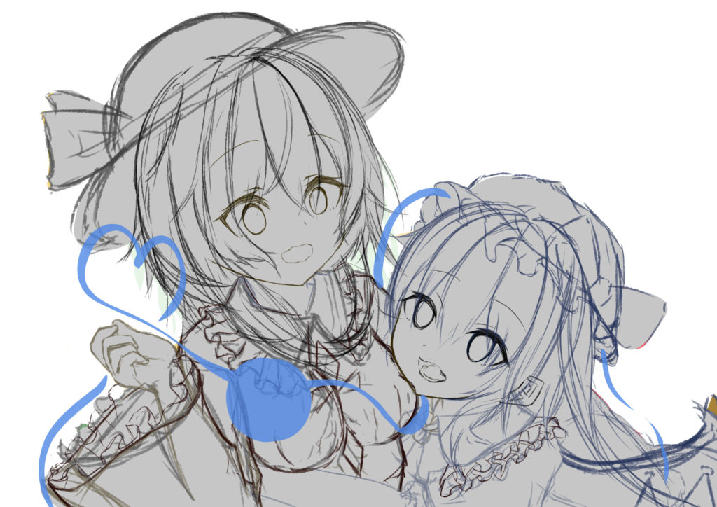 初心者だけがやらない 絵が上達したいなら大ラフを描こう イラスト イラストレーター上達計画