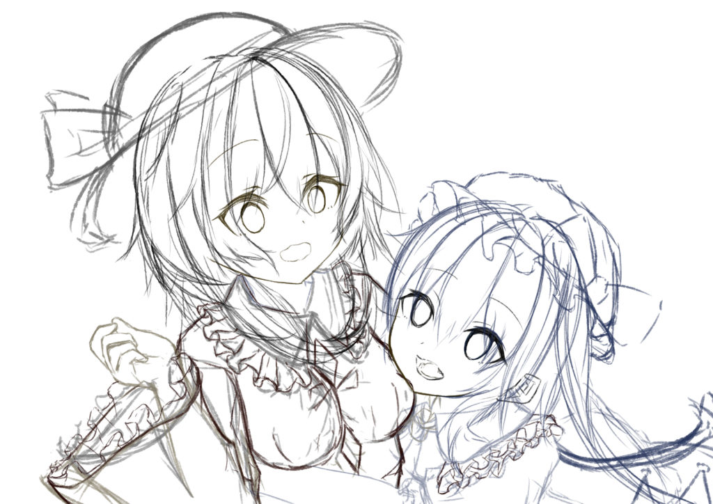 初心者だけがやらない 絵が上達したいなら大ラフを描こう イラスト イラストレーター上達計画 初心者だけがやらない 絵が上達したいなら大ラフを描こう イラスト イラストレーター上達計画